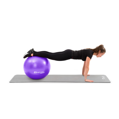 Фитбол  Hop-Sport 65cm HS-R065YB violet + насос - фото №4